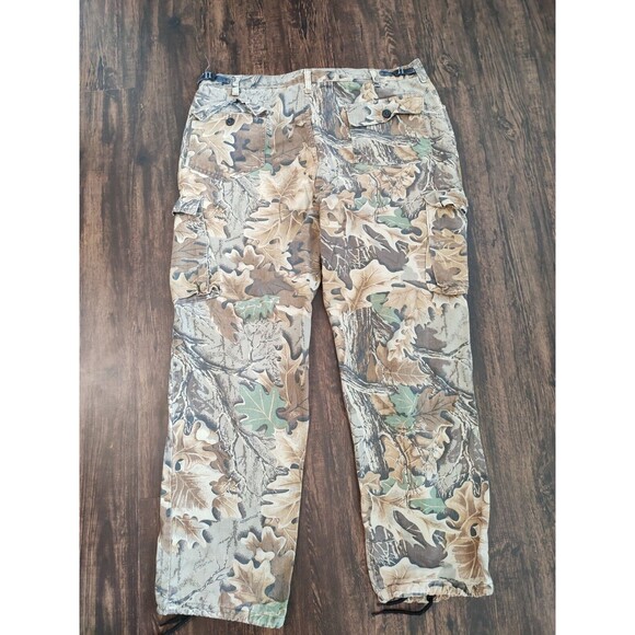 American Tradition Cargo Pants Mens XL Camouflage Hunting Fishing 39x30 USA - Picture 7 of 8